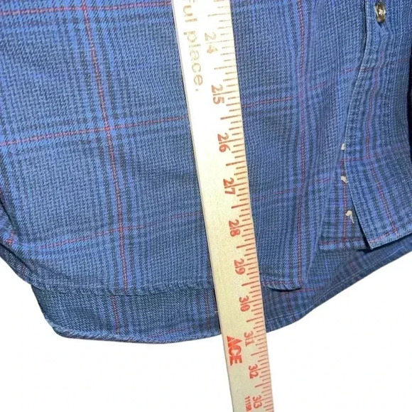 Structure Sz L Urbanwear Plaid Buttondown Shirt Cozy Heavyweight‎ Outdoor - Picture 4 of 7